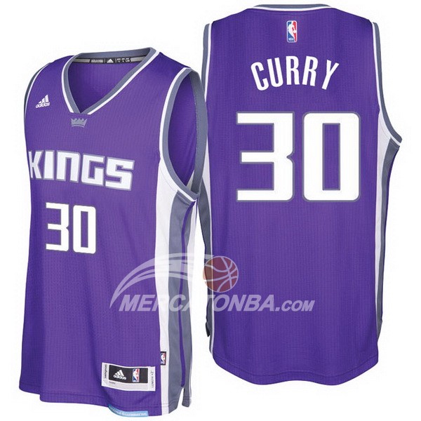 Maglia NBA Curry Sacramento Kings Purpura